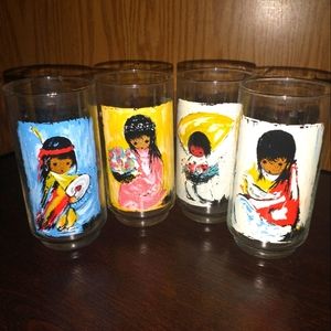 Degrazia Vintage 8oz Drinking glasses